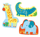 Usborne First Jigsaws - Animals (2 pcs x 8 sets) (Book + Jigsaws) Usborne