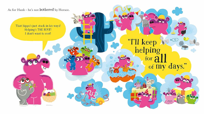 Usborne Good Behaviour Guides: Helpfulness for Hippos (Zanna Davidson)-Fiction: 兒童繪本 Picture Books-買書書 BuyBookBook