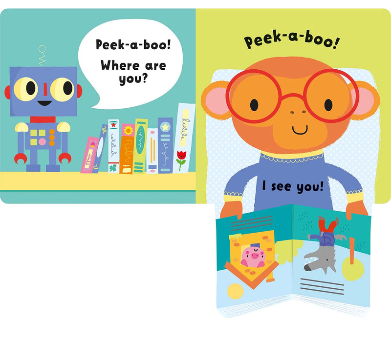 Usborne Lift-the-flap Peek-a-Boo at Bedtime-Nonfiction: 學前基礎 Preschool Basics-買書書 BuyBookBook