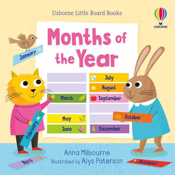 Usborne Little Board Books - Months of the Year (Anna Milbourne)