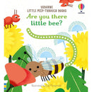 Usborne Little Peep-Through Books: Are You There Little Bee? (Sam Taplin)-Nonfiction: 學前基礎 Preschool Basics-買書書 BuyBookBook