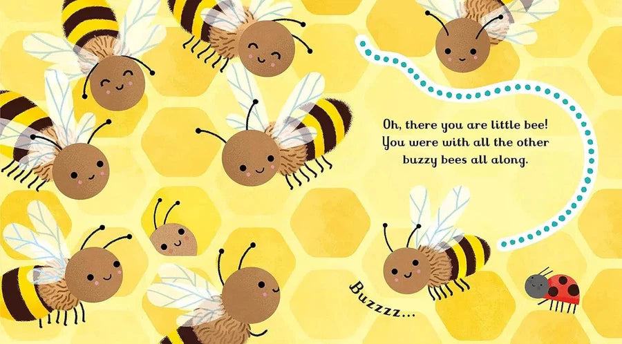 Usborne Little Peep-Through Books: Are You There Little Bee? (Sam Taplin)-Nonfiction: 學前基礎 Preschool Basics-買書書 BuyBookBook
