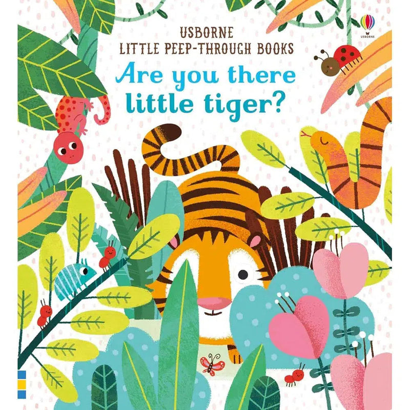 Usborne Little Peep-Through Books: Are You There Little Tiger? (Sam Taplin)-Nonfiction: 學前基礎 Preschool Basics-買書書 BuyBookBook