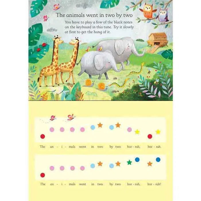 Usborne Nursery rhymes keyboard book Usborne