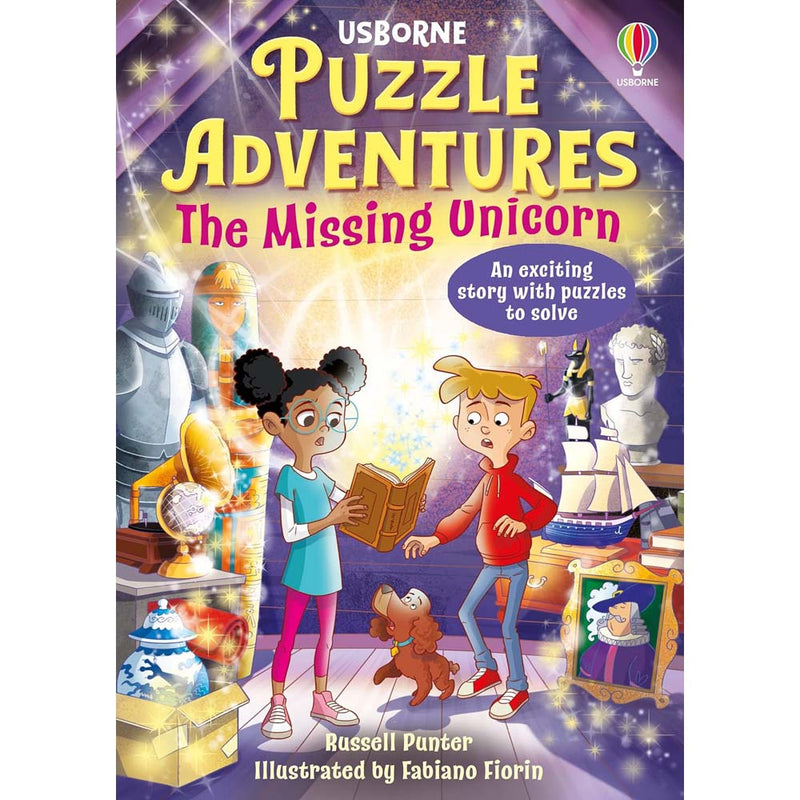 Usborne Puzzle Adventure - The Missing Unicorn (Russell Punter)-Fiction: 歷險科幻 Adventure & Science Fiction-買書書 BuyBookBook