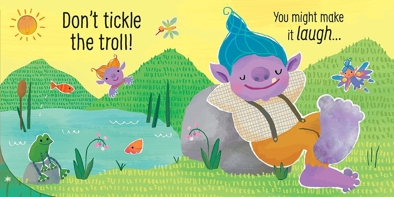 Usborne Touchy-Feely Sounds: Don't Tickle the Dragon! (Sam Taplin)-Nonfiction: 學前基礎 Preschool Basics-買書書 BuyBookBook