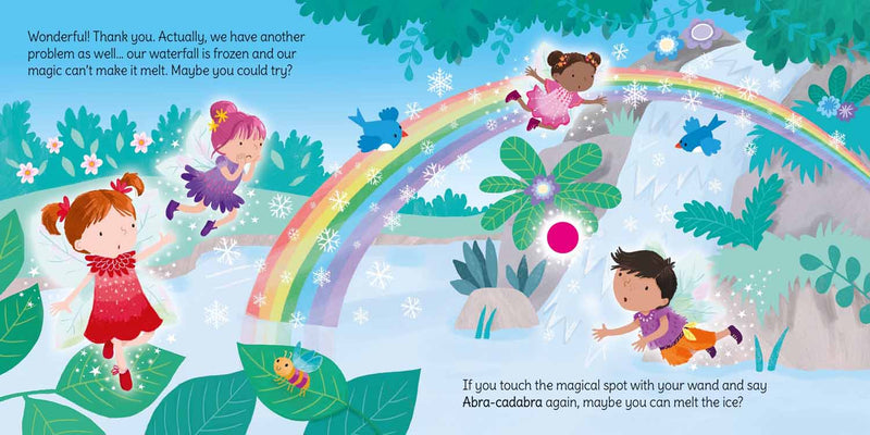 Usborne Wand Books: Fairy Magic Sound book-Nonfiction: 學前基礎 Preschool Basics-買書書 BuyBookBook
