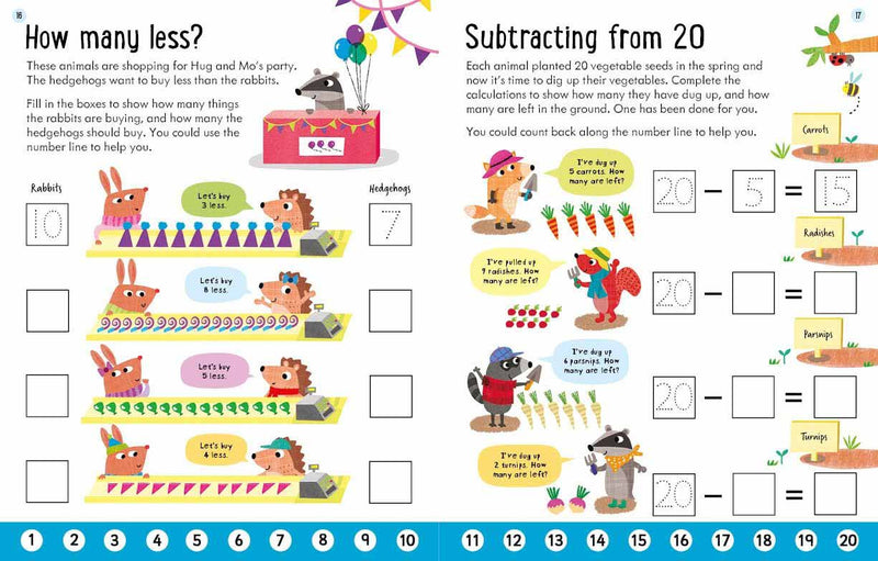 Usborne Workbooks Adding and Subtracting (Age 5-6) Usborne