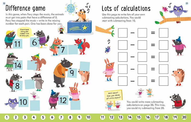 Usborne Workbooks Adding and Subtracting (Age 5-6) Usborne