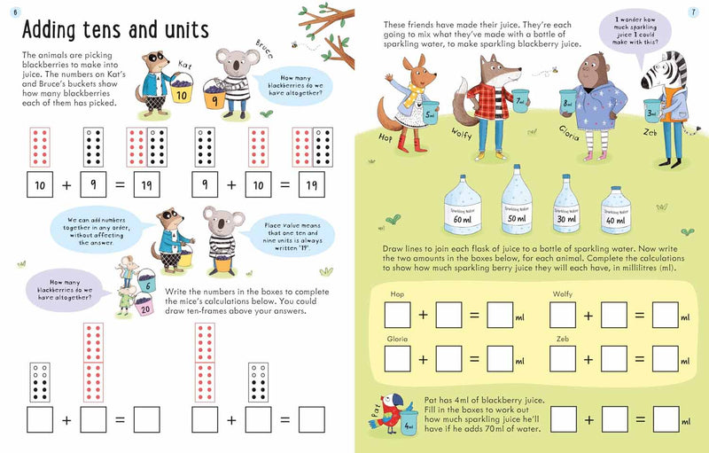 Usborne Workbooks Adding and Subtracting (Age 7-8) Usborne