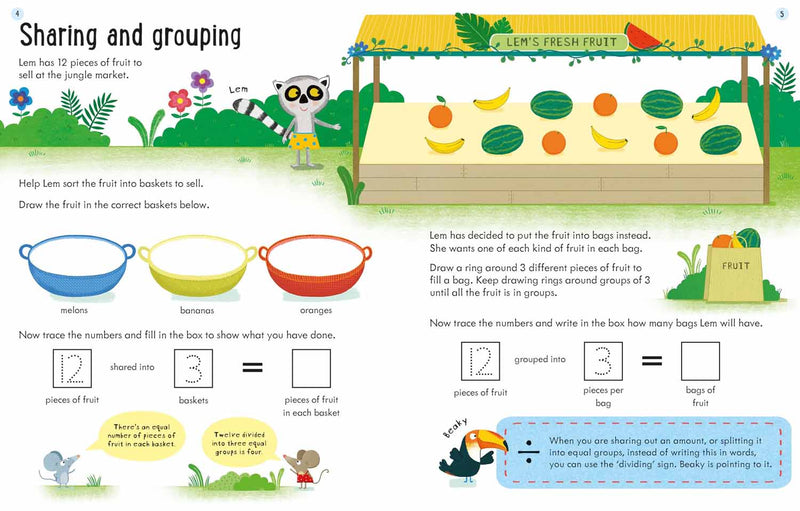 Usborne Workbooks Dividing (Age 6-7) Usborne