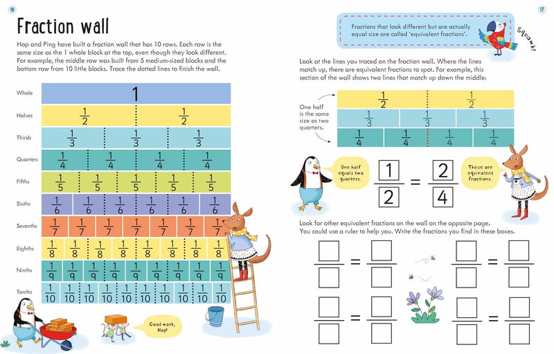 Usborne Workbooks Fractions (Age 7-8) Usborne