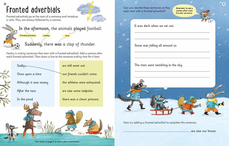 Usborne Workbooks Grammar and Punctuation (Age 8-9) Usborne