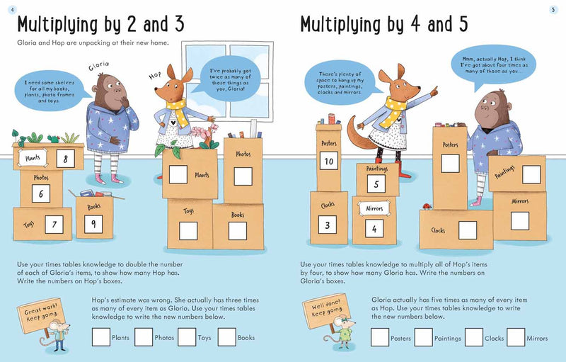 Usborne Workbooks Multiplying (Age 7-8) Usborne