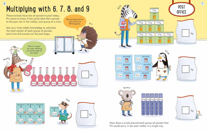 Usborne Workbooks Multiplying (Age 7-8) Usborne