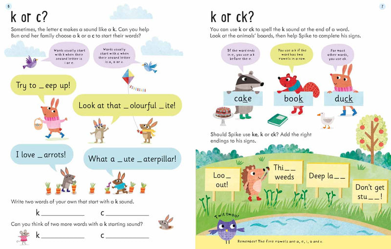 Usborne Workbooks Spelling (Age 5-6) Usborne