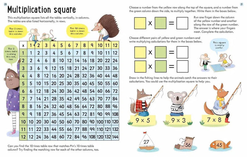 Usborne Workbooks Times Tables (Age 7-8) Usborne