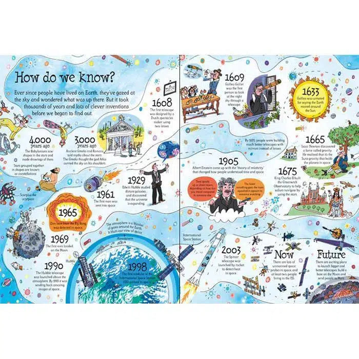 See inside Space Usborne