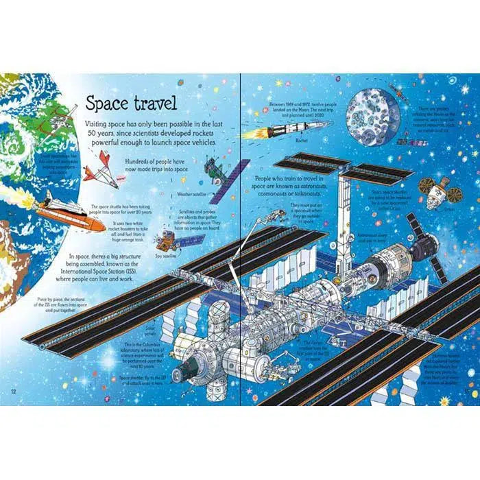 See inside Space Usborne