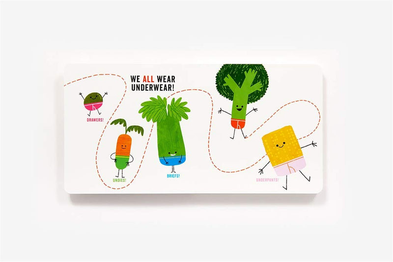 Vegetables in Underwear (Board Book) - 買書書 BuyBookBook