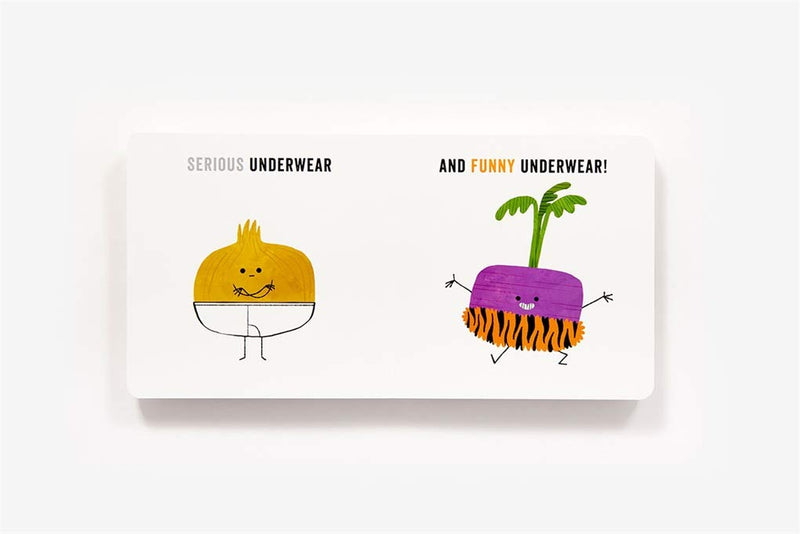 Vegetables in Underwear (Board Book) - 買書書 BuyBookBook