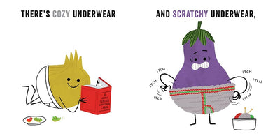Vegetables in Holiday Underwear (Board Book) - 買書書 BuyBookBook