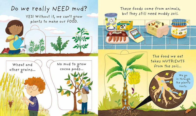 Very First Questions and Answers: What is mud? (Katie Daynes)-Nonfiction: 學前基礎 Preschool Basics-買書書 BuyBookBook