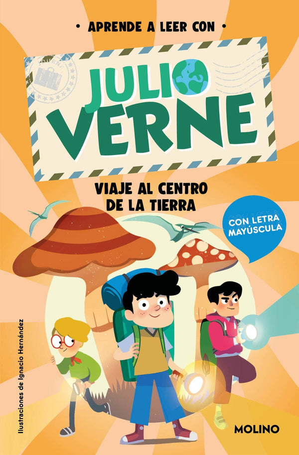 Viaje al centro de la Tierra: En letra MAYÚSCULA para aprender a leer / Journey to the Center of the Earth: In UPPERCASE Letters-Children’s / Teenage fiction: General, modern and contemporary fiction-買書書 BuyBookBook