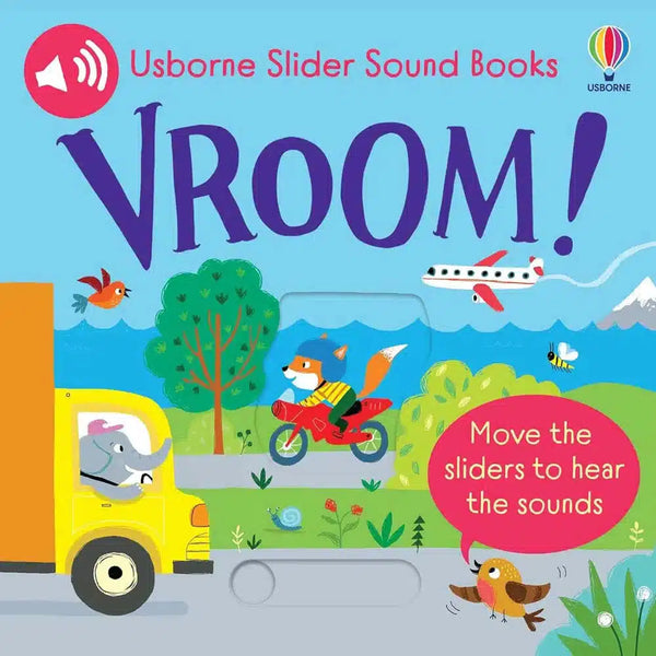 Vroom! (Usborne Slider Sound Books) (Sam Taplin)-Nonfiction: 常識通識 General Knowledge-買書書 BuyBookBook