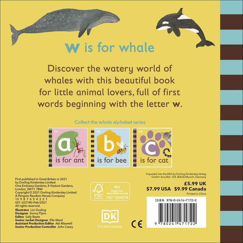 W is for Whale (Board book) DK UK