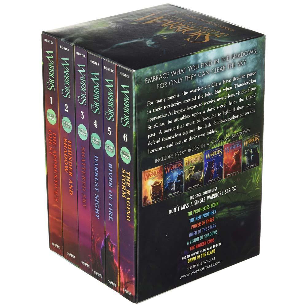 正版Warriors Series 5: A Vision of Shadows Box Set: Volumes 1 to 6