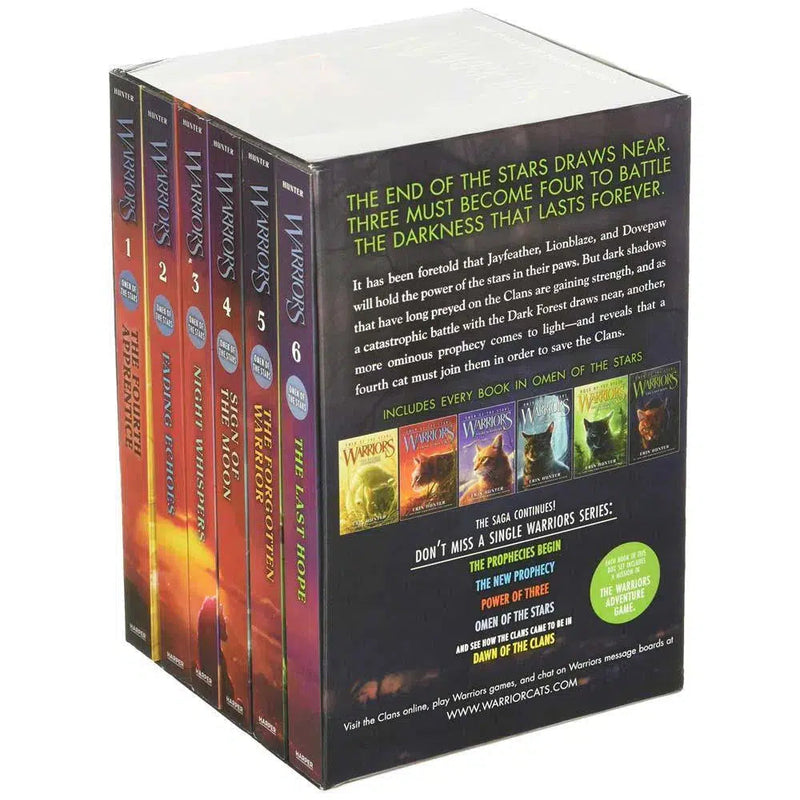 Warriors - Omen of the Stars Box Set (Paperback) (6 Books) (Erin Hunter) Harpercollins US