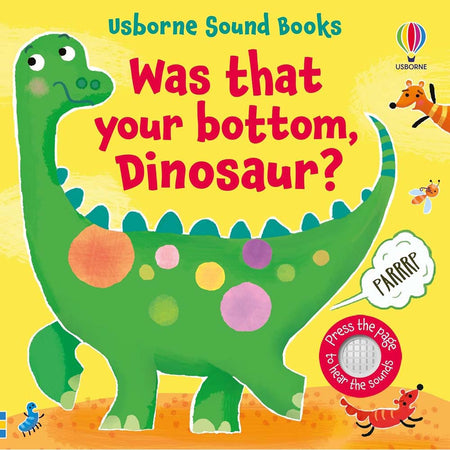 Was That Your Bottom, Dinosaur? (Usborne Sound Books) (Sam Taplin)-Nonfiction: 學前基礎 Preschool Basics-買書書 BuyBookBook