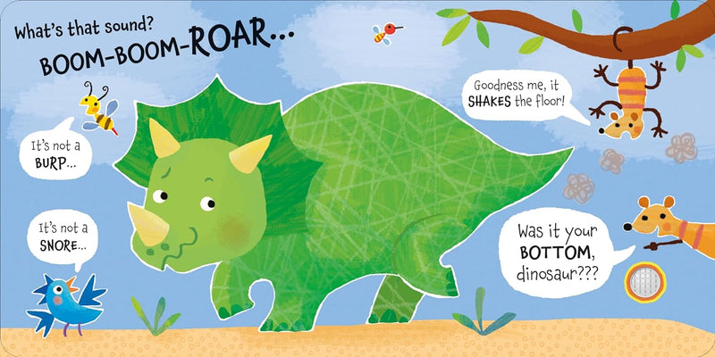 Was That Your Bottom, Dinosaur? (Usborne Sound Books) (Sam Taplin)-Nonfiction: 學前基礎 Preschool Basics-買書書 BuyBookBook