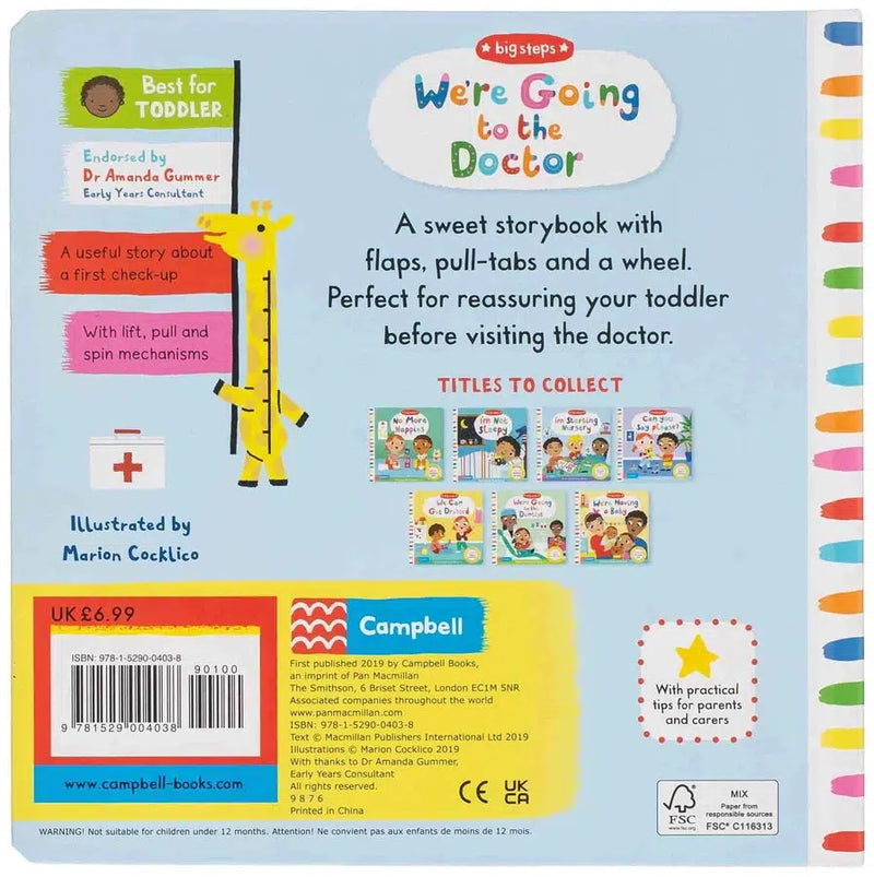 Big Steps - We're Going to the Doctor (Board Book) Campbell