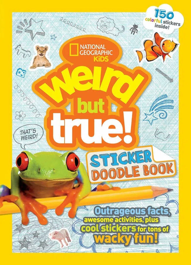 Weird But True Sticker Doodle Book-Children’s interactive and activity books and kits-買書書 BuyBookBook