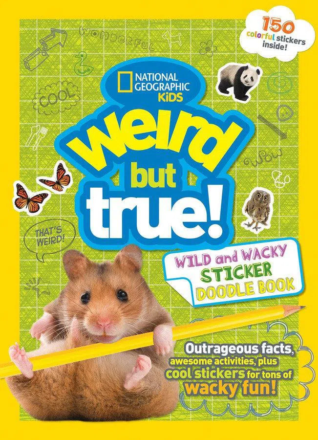 Weird But True Wild and Wacky Sticker Doodle Book-Children’s interactive and activity books and kits-買書書 BuyBookBook