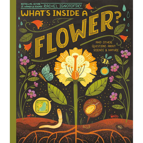 What's Inside A Flower? (Rachel Ignotofsky)-Nonfiction: 動物植物 Animal & Plant-買書書 BuyBookBook