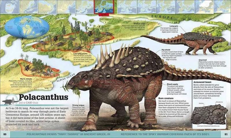 What's Where on Earth? - Dinosaur Atlas (Hardback) DK UK
