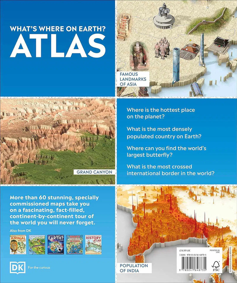 What's Where on Earth? Atlas-Nonfiction: 天文地理 Space & Geography-買書書 BuyBookBook