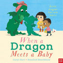 When a Dragon Meets a Baby (Paperback with QR code)(Nosy Crow)(Caryl Hart) Nosy Crow