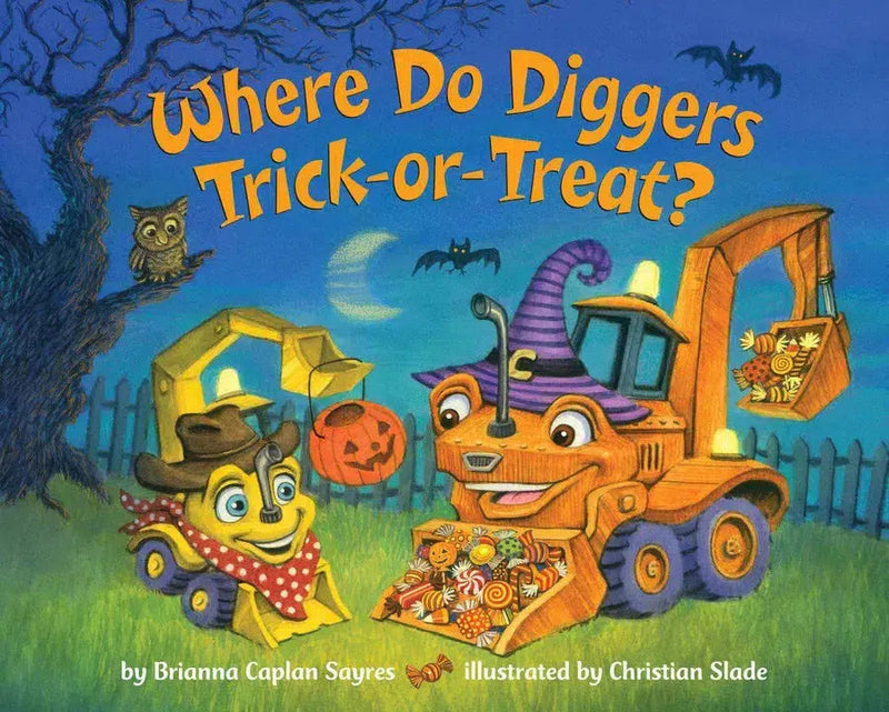 Where Do Diggers Trick-or-Treat?-Children’s / Teenage fiction: General and modern fiction-買書書 BuyBookBook