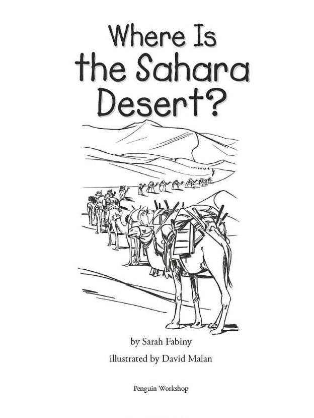 Where Is the Sahara Desert? (Who | What | Where Series)-Nonfiction: 天文地理 Space & Geography-買書書 BuyBookBook