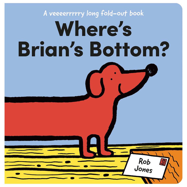 Where's Brian's Bottom? (A Veeeerrrrry Long Fold-Out book)-Nonfiction: 學前基礎 Preschool Basics-買書書 BuyBookBook