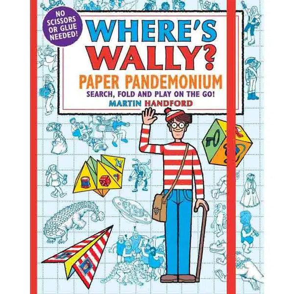 Where's Wally? Paper Pandemonium: Search, fold and play on the go! (Paperback) Walker UK