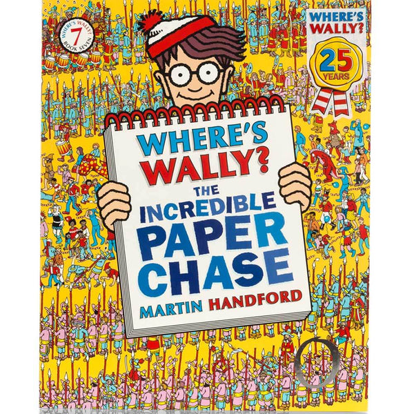 Where's Wally? #07 The Incredible Paper Chase (Paperback)-Activity: 益智解謎 Puzzle & Quiz-買書書 BuyBookBook