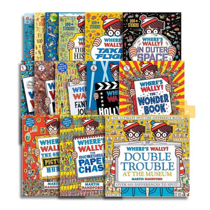 Where's Wally? (正版) Mega Bundle (14-Book)-Activity: 益智解謎 Puzzle & Quiz-買書書 BuyBookBook