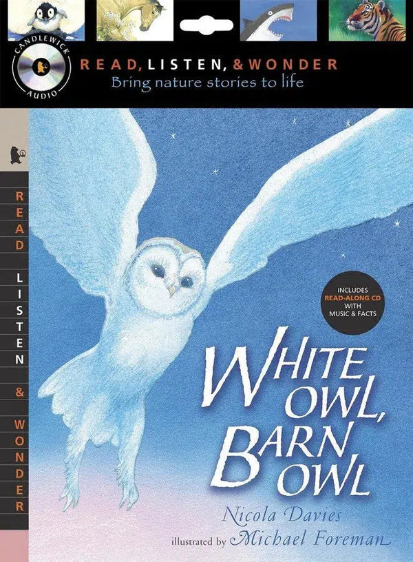 White Owl, Barn Owl with Audio, Peggable-Children’s / Teenage general interest: Nature and animals-買書書 BuyBookBook