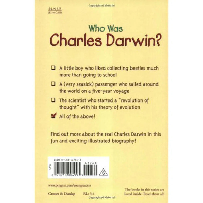 Who Was Charles Darwin? (Who | What | Where Series) PRHUS