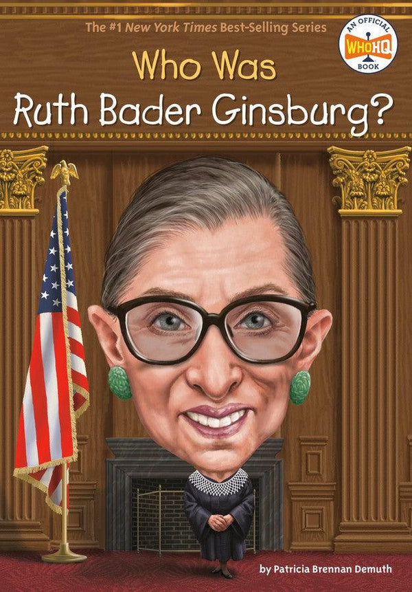 Who Was Ruth Bader Ginsburg?-Children’s / Teenage general interest: Biography and autobiography-買書書 BuyBookBook